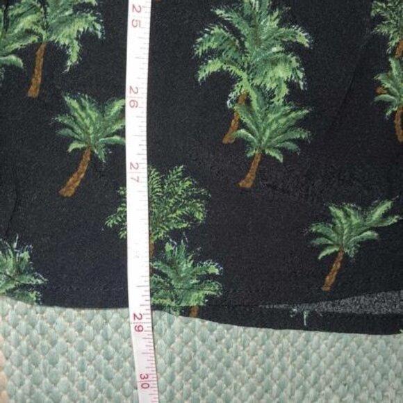 Forever 21 Palm Tree Print Dress Size Small - Picture 9 of 11